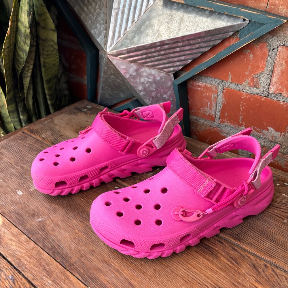 Crocs Post Malone Duet Max 2 Clog Pink Slip-On Sandals Men's 9 Women's 11
